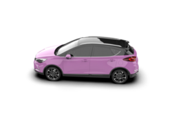 Modern car isolated on background. 3d rendering - illustration png