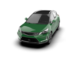 Modern car isolated on background. 3d rendering - illustration png