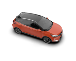 Modern car isolated on background. 3d rendering - illustration png