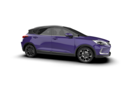 Modern car isolated on background. 3d rendering - illustration png