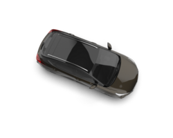 Modern car isolated on background. 3d rendering - illustration png
