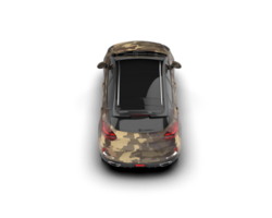 Modern car isolated on background. 3d rendering - illustration png