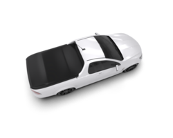 Modern car isolated on background. 3d rendering - illustration png