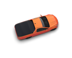 Modern car isolated on background. 3d rendering - illustration png