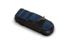 Modern car isolated on background. 3d rendering - illustration png