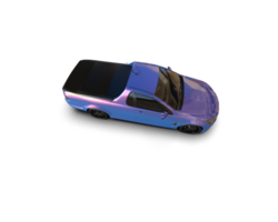 Modern car isolated on background. 3d rendering - illustration png
