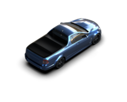 Modern car isolated on background. 3d rendering - illustration png