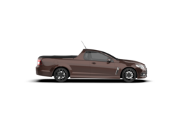 Modern car isolated on background. 3d rendering - illustration png