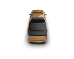 Modern car isolated on background. 3d rendering - illustration png