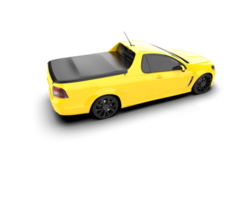Modern car isolated on background. 3d rendering - illustration png