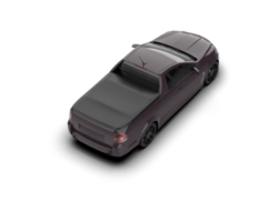 Modern car isolated on background. 3d rendering - illustration png