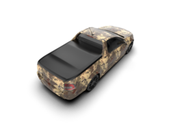 Modern car isolated on background. 3d rendering - illustration png