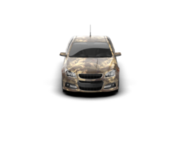 Modern car isolated on background. 3d rendering - illustration png