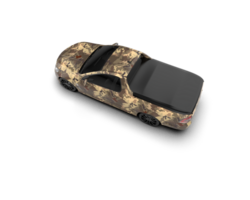 Modern car isolated on background. 3d rendering - illustration png