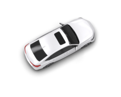 Modern car isolated on background. 3d rendering - illustration png