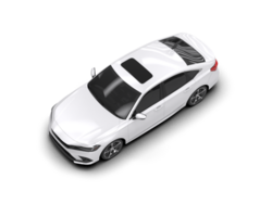 Modern car isolated on background. 3d rendering - illustration png