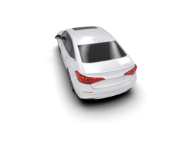 Modern car isolated on background. 3d rendering - illustration png