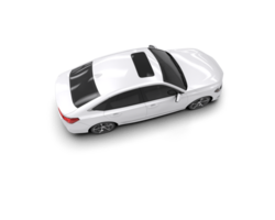 Modern car isolated on background. 3d rendering - illustration png