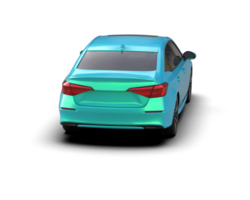Modern car isolated on background. 3d rendering - illustration png
