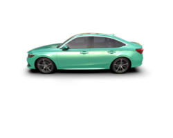 Modern car isolated on background. 3d rendering - illustration png