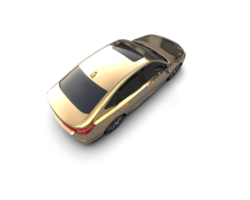 Modern car isolated on background. 3d rendering - illustration png