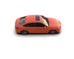 Modern car isolated on background. 3d rendering - illustration png