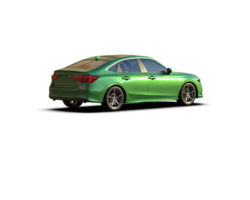 Modern car isolated on background. 3d rendering - illustration png