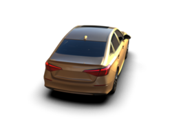 Modern car isolated on background. 3d rendering - illustration png