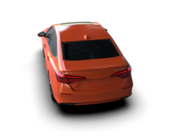 Modern car isolated on background. 3d rendering - illustration png