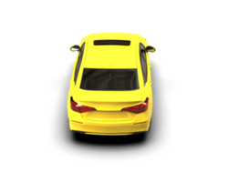 Modern car isolated on background. 3d rendering - illustration png