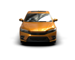 Modern car isolated on background. 3d rendering - illustration png