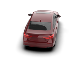 Modern car isolated on background. 3d rendering - illustration png