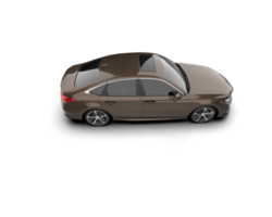 Modern car isolated on background. 3d rendering - illustration png