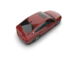 Modern car isolated on background. 3d rendering - illustration png