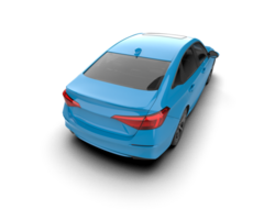 Modern car isolated on background. 3d rendering - illustration png