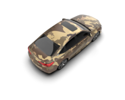 Modern car isolated on background. 3d rendering - illustration png