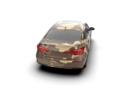 Modern car isolated on background. 3d rendering - illustration png