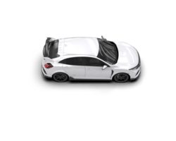 Modern car isolated on background. 3d rendering - illustration png