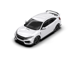 Modern car isolated on background. 3d rendering - illustration png