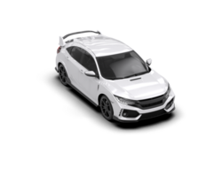 Modern car isolated on background. 3d rendering - illustration png