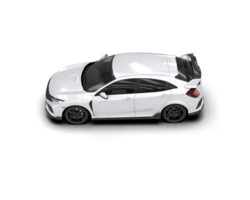 Modern car isolated on background. 3d rendering - illustration png