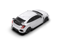 Modern car isolated on background. 3d rendering - illustration png