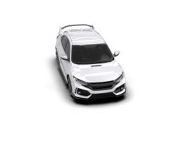Modern car isolated on background. 3d rendering - illustration png