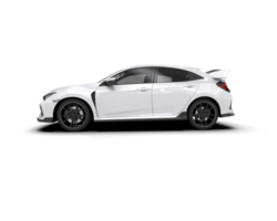 Modern car isolated on background. 3d rendering - illustration png