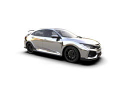 Modern car isolated on background. 3d rendering - illustration png