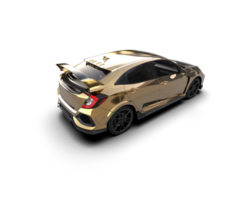 Modern car isolated on background. 3d rendering - illustration png
