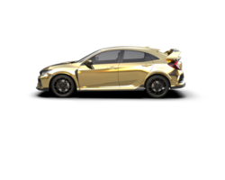 Modern car isolated on background. 3d rendering - illustration png