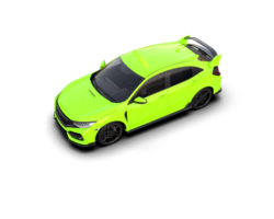 Modern car isolated on background. 3d rendering - illustration png