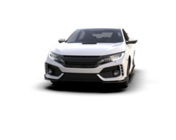 Modern car isolated on background. 3d rendering - illustration png