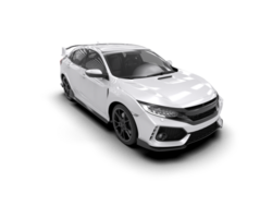 Modern car isolated on background. 3d rendering - illustration png